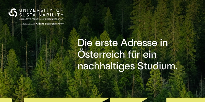 University of Sustainability © Charlotte Fresenius Privatuniversität Wien